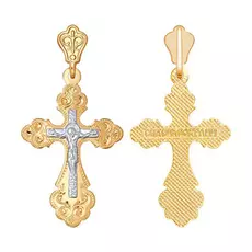 Крест из золота 121124