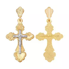 Крест из золота 121125