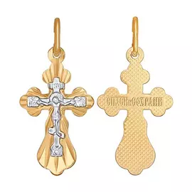 Крест из золота 121206