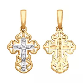 Крест из золота 121407