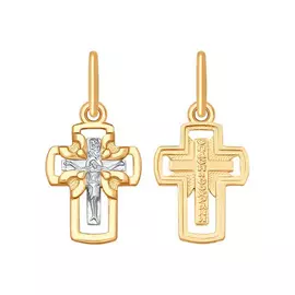 Крест из золота 121422