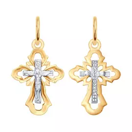 Крест из золота 121429