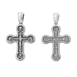 Крест ручной работы из серебра 30-1187-24-00