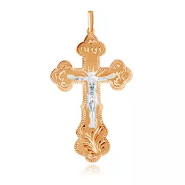 Крест ручной работы из золота 27000983000