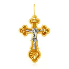Крест ручной работы из золота 57000707000
