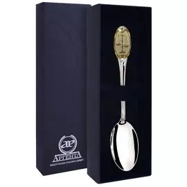 Ложка чайная из серебра «Весы» 293ЛЖ03802_весы