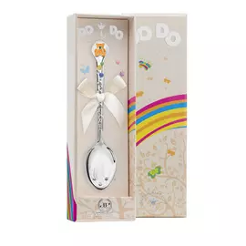 Ложка детская из серебра 368ЛЖ05808_оранж