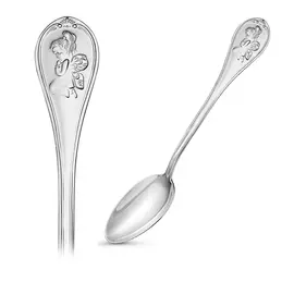 Ложка детская из серебра 930349-17