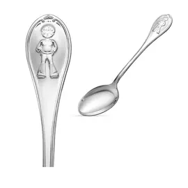 Ложка детская из серебра 930511