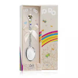 Ложка детская из серебра 952ЛЖ05808_черный