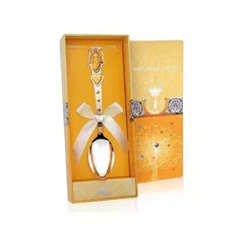 Ложка детская из серебра Ангел с позолотой 337ЛЖ03802