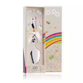 Ложка детская из серебра Кошка 036ЛЖ05807