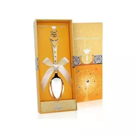 Ложка детская из серебра Мишка с сердечками 338ЛЖ03802