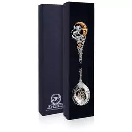 Ложка из серебра Зодиак-Лев 706ЛЖ00802