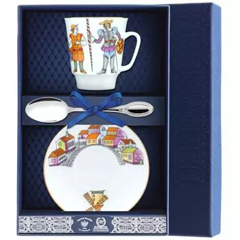 Набор чайный из серебра 025Ф03