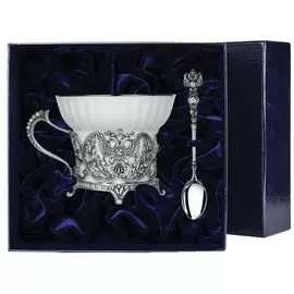 Набор чайный из серебра 835НБ03806