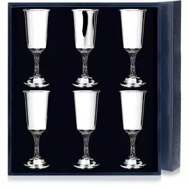 Набор рюмок из серебра, 6 предметов 808НБ00806