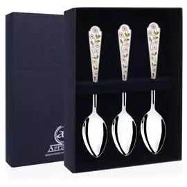 Набор серебряных чайных ложек «Лето-ромашка» 726НБ03807