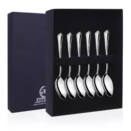 Набор серебряных кофейных ложек Фаворит 521НБ07801