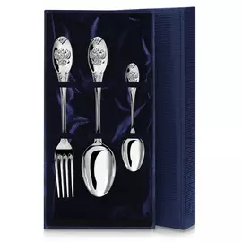 Набор серебряных столовых приборов Единство 688НБ01801