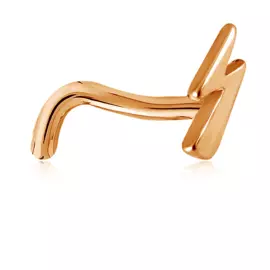 Пирсинг в нос из золота 060126