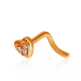 Пирсинг в нос из золота Д0268-060175