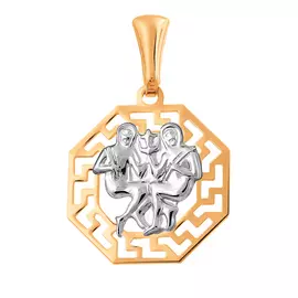 Подвеска Близнецы из золота 35-0701-17-63