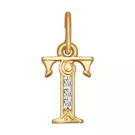 Подвеска Буква из золота 033833