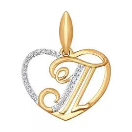 Подвеска буква Т 034664