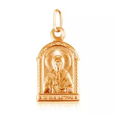 Подвеска иконка из золота Святая Матрона 17020997000
