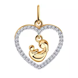 Подвеска из серебра 93-130-01013-1