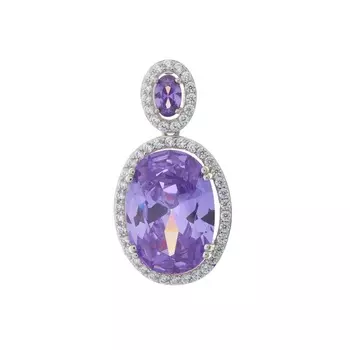 Подвеска из серебра CZ-P352-1-X-W-V-X-W