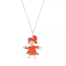 Подвеска из серебра N6887O_TSP_ENAM_WG