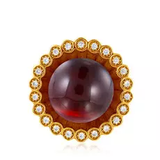 Подвеска из серебра с натуральным янтарём P000022