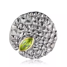 Подвеска из серебра с перидотом и позолотой SZ761R009000
