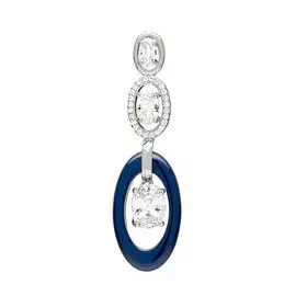 Подвеска из серебра TC-P00069-Вl-W-W-X-W