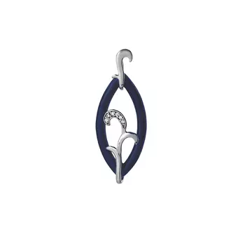 Подвеска из серебра TC-P00077-Вl-W-X-X-W