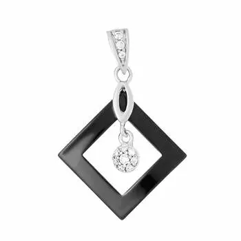 Подвеска из серебра TC-P00364-B-W-X-X-W