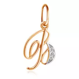 Подвеска из золота 01П11687В