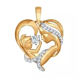 Подвеска из золота 034941