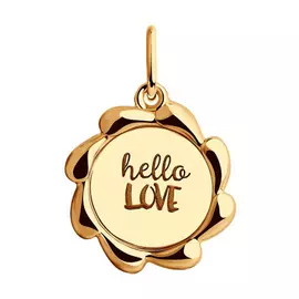 Подвеска из золота 035772