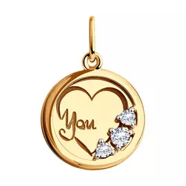 Подвеска из золота 035774