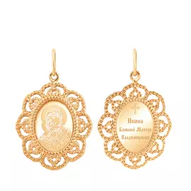 Подвеска из золота 35-0640л-11-62