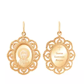 Подвеска из золота 35-0640л-11-64