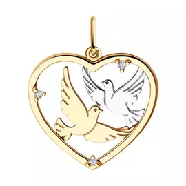 Подвеска из золота 51-130-00874-1