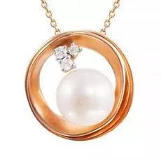 Подвеска из золота AAS-3782P_TSP_WP_PINK