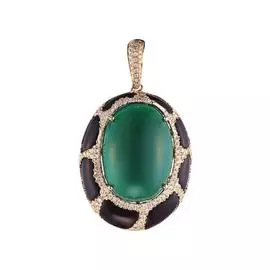 Подвеска из золота HF04122P-YGAGO_OX_ZAG_YG