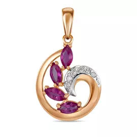 Подвеска из золота P01-D-L-35331-RU