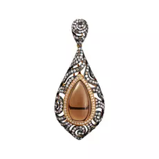 Подвеска из золота P90177_PD_DN_SQ_PINK