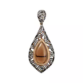 Подвеска из золота P90177_PD_DN_SQ_PINK